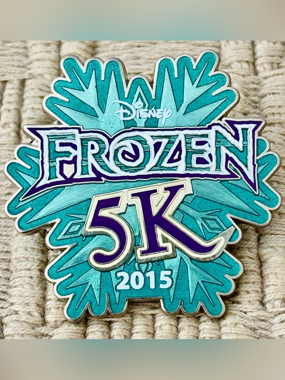 DISNEY 2015 *Limited Release* WDW Princess Half Marathon Weekend Frozen 5K Pin